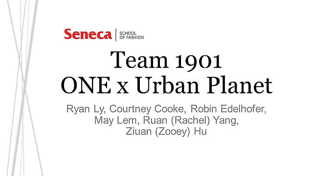 Team 1901: ONE x Urban Planet